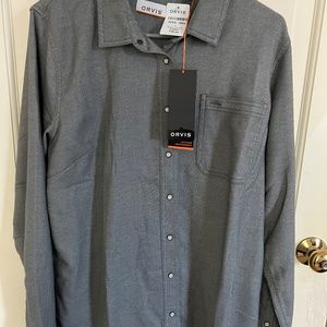 Women's NWT Orvis Mid Mountain Flannel Shirt, L, large